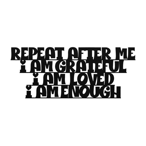 Empowering Words Metal Wall Art